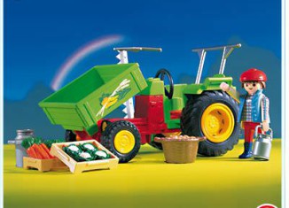 Playmobil - 3074 - Tractor With Vegetables