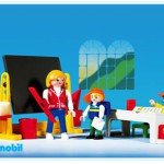 Playmobil Lehrerin aus Set 5314 KlassenzimmerPuppenhausRosa Serie1900 