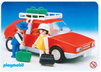 Playmobil - 3139v1 - Red Family Car