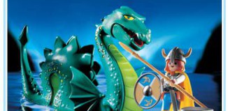 Playmobil - 3155s3 - Dragón Marino y Vikingo