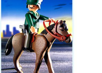 Playmobil - 3163 - Polizist mit Pferd