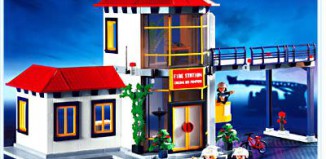 Playmobil - 3175s2v1 - Firemen / Fire station