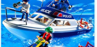 Playmobil - 3190s2 - Polizeiboot mit Jet-Ski