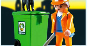 Playmobil - 3196 - Sanitation Man With Broom
