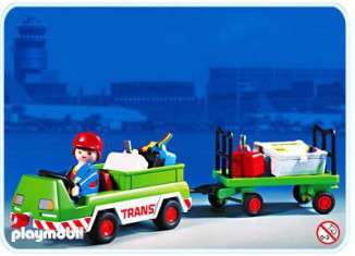 Playmobil - 3212s2 - Luggage Transport - Detail Playmobil - 3212s2 - Luggage Transport
