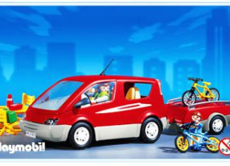 Playmobil - 3213s2v1 - Familienbus mit Anhänger