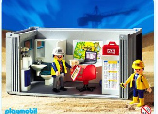 Playmobil - 3260s2 - Construction Crew's Office - Detail Playmobil - 3260s2 - Construction Crew's Office