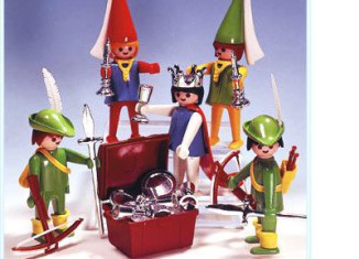 Playmobil - 3263s1 - Archers, Maidens & Queen - Detail Playmobil - 3263s1 - Archers, Maidens & Queen