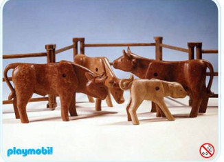 Playmobil - 3275s1 - Cattle - Detail Playmobil - 3275s1 - Cattle