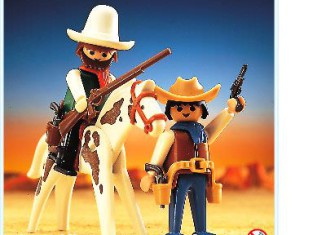 Playmobil - 3304v1 - 2 Cowboys / Horse