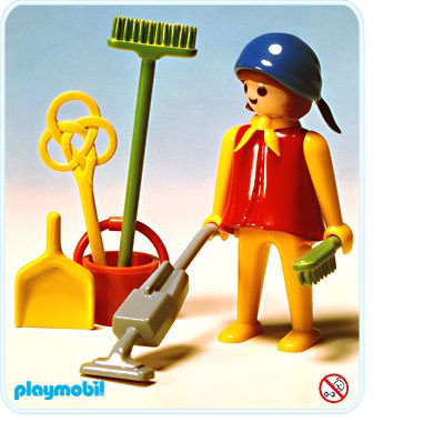 Playmobil "little sweeper cleaning special Ancient" luxury! 
