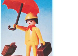 Playmobil - 3322v1 - Man With Umbrella - Detail Playmobil - 3322v1 - Man With Umbrella