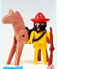 Playmobil - 3343s1 - Mexican Bandit / Horse - Detail Playmobil - 3343s1 - Mexican Bandit / Horse