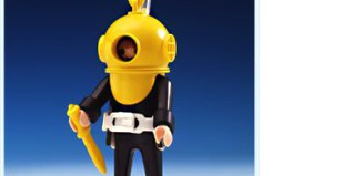 Playmobil - 3348v1-esp - Hard-Hat Diver (Yellow/Black)