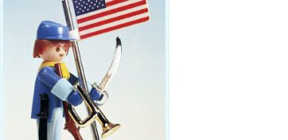 Playmobil - 3354 - US soldier & flag