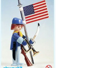 Playmobil - 3354 - Soldat US & drapeau