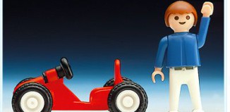 Playmobil - 3358 - Boy On Go-Cart