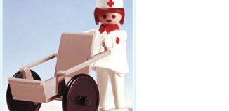 Playmobil - 3362-fam - Krankenschwester mit Rollstuhl
