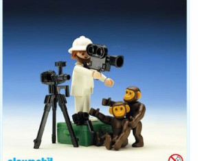 Playmobil - 3364 - Photographer With Chimps - Detail Playmobil - 3364 - Photographer With Chimps
