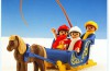 Playmobil - 3391 - Traîneau attelle poneys / enfants