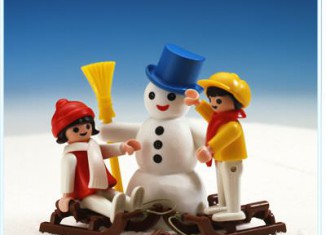 Playmobil - 3393 - Snowman With Children