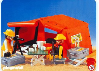 Playmobil - 3413 - Safari-Zelt - Detail Playmobil - 3413 - Safari-Zelt