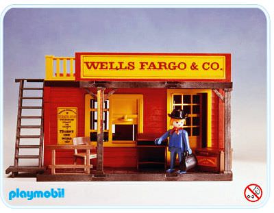 Playmobil Western Zubehör für 3431 Wellls Fargo seitenwand 