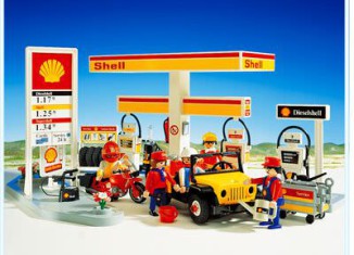 Playmobil - 3437v2 - Shell Gas Station