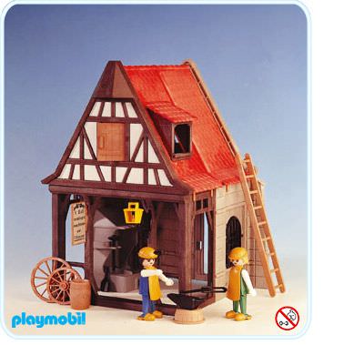 Playmobil bellows Blacksmith Belen-birth-Blacksmith 5588 