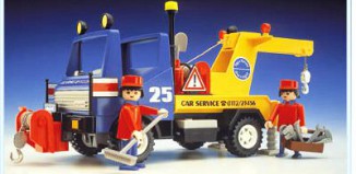 Playmobil - 3453v1 - Blue/Yellow Tow Truck