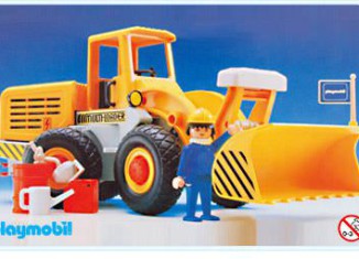 Playmobil - 3458 - Bulldozer - Detail Playmobil - 3458 - Bulldozer