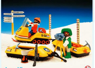 Playmobil - 3464 - Exploreurs polaire avec vehicule de neige