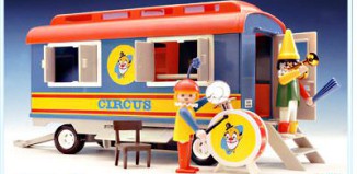 Playmobil - 3477v2 - Remolque payasos del circo