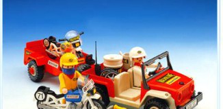 Playmobil - 3478 - Jeep con motos de carrera