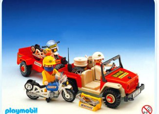 Playmobil - 3478 - Jeep & race motorbikes
