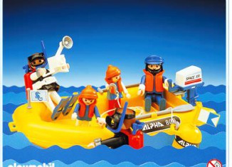 Playmobil - 3479 - Scuba Divers And Yellow Raft - Detail Playmobil - 3479 - Scuba Divers And Yellow Raft