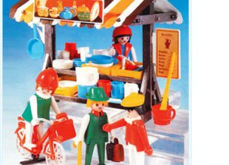 Playmobil - 3486-lyr - Pottery Market Stall