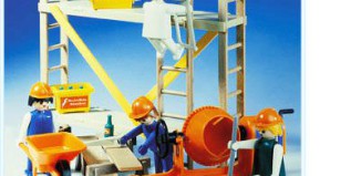 Playmobil - 3492v1 - Construction Workers and Scaffold