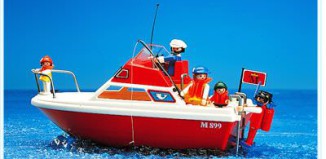 Playmobil - 3498v1 - Ausflugs-Boot mit Angler und Taucher