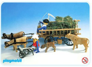 Playmobil - 3503s1 - Farm Wagon and Animals