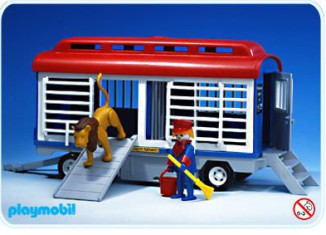 Playmobil - 3514v1 - Circus Animal Trailer - Detail Playmobil - 3514v1 - Circus Animal Trailer