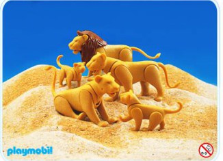 Playmobil - 3515v1 - Une famille des lions