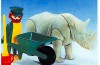 Playmobil - 3516 - Rinoceronte con cuidador