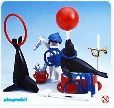 Playmobil  Klicky 3518 Set Zirkus Seehunde-Dressur  zum Auswählen # P16 