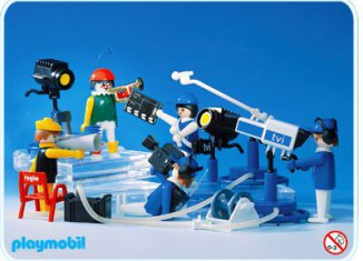 Playmobil - 3531 - TV Film Crew and Cameras - Detail Playmobil - 3531 - TV Film Crew and Cameras