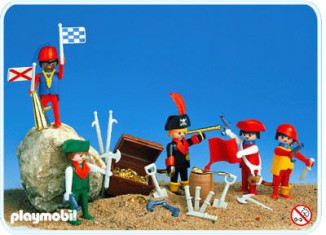 Playmobil - 3542 - pirates / treasure chest - Detail Playmobil - 3542 - pirates / treasure chest