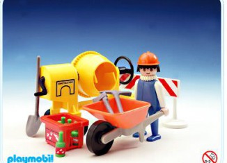 Playmobil - 3562v2 - Bauarbeiter mit Mischmaschine