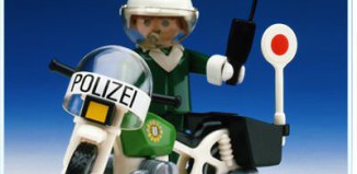 Playmobil - 3564s2v1 - Policeman On Motorcycle