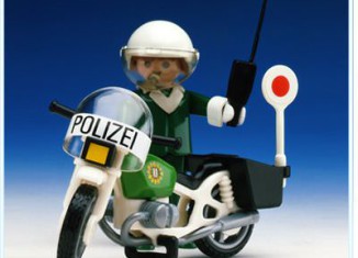 Playmobil - 3564s2v1 - Policeman and Motorcycle