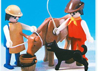 Playmobil - 3577 - Farmers and Bull